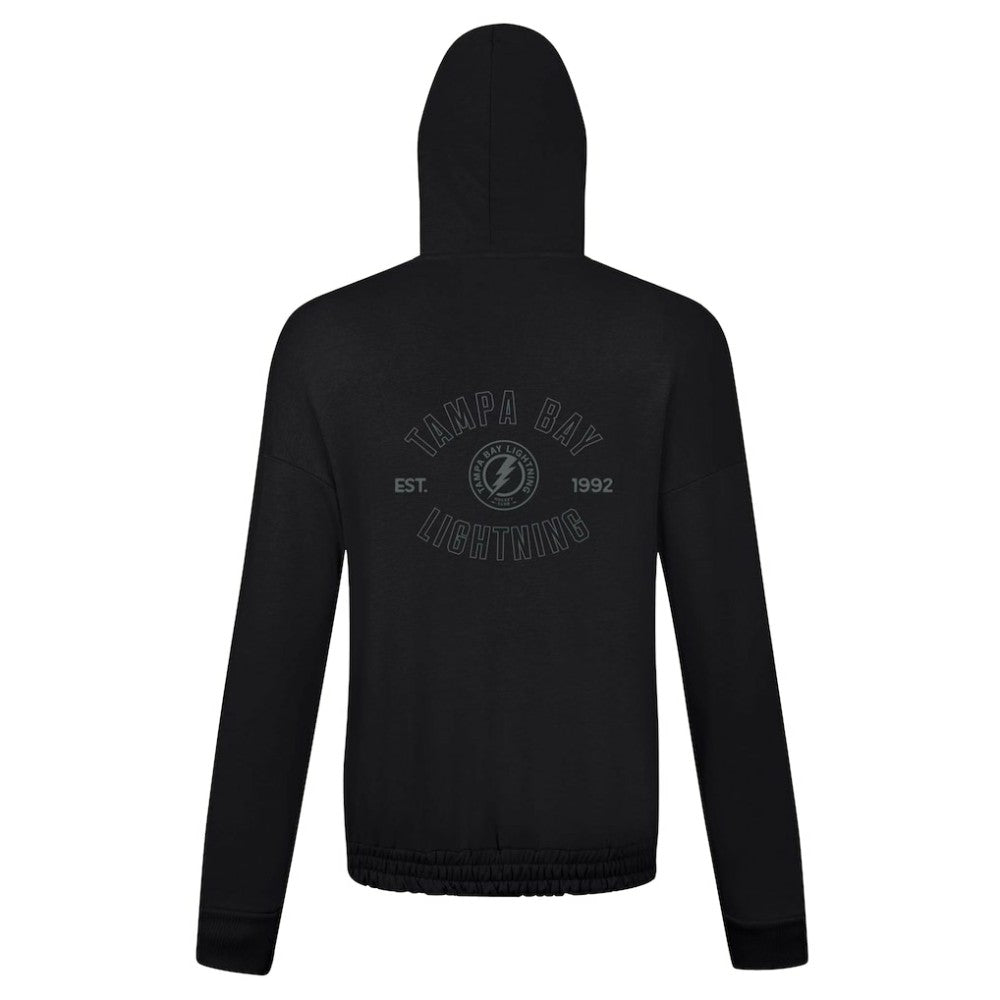 Tampa Bay Lightning Levelwear Women's Waterfall Nightfall Pullover Hoodie - Black - NHL 202597640