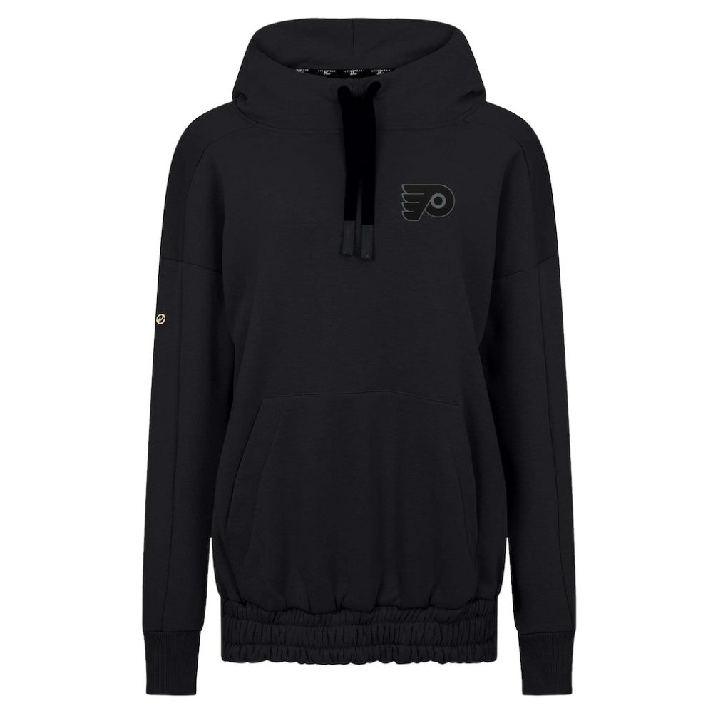 Philadelphia Flyers Levelwear Women's Waterfall Nightfall Pullover Hoodie - Black - NHL 202597645