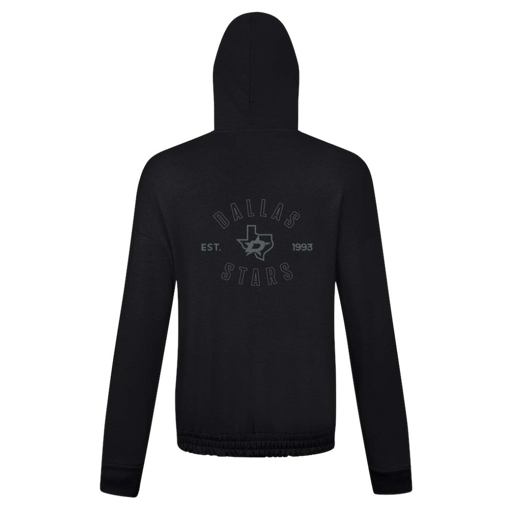 Dallas Stars Levelwear Women's Waterfall Nightfall Pullover Hoodie - Black - NHL 202597648