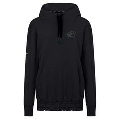 Columbus Blue Jackets Levelwear Women's Waterfall Nightfall Pullover Hoodie - Black - NHL 202597653