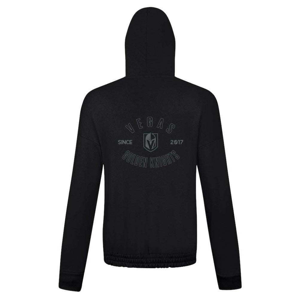Vegas Golden Knights Levelwear Women's Waterfall Nightfall Pullover Hoodie - Black - NHL 202597655
