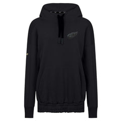 Detroit Red Wings Levelwear Women's Waterfall Nightfall Pullover Hoodie - Black - NHL 202597667