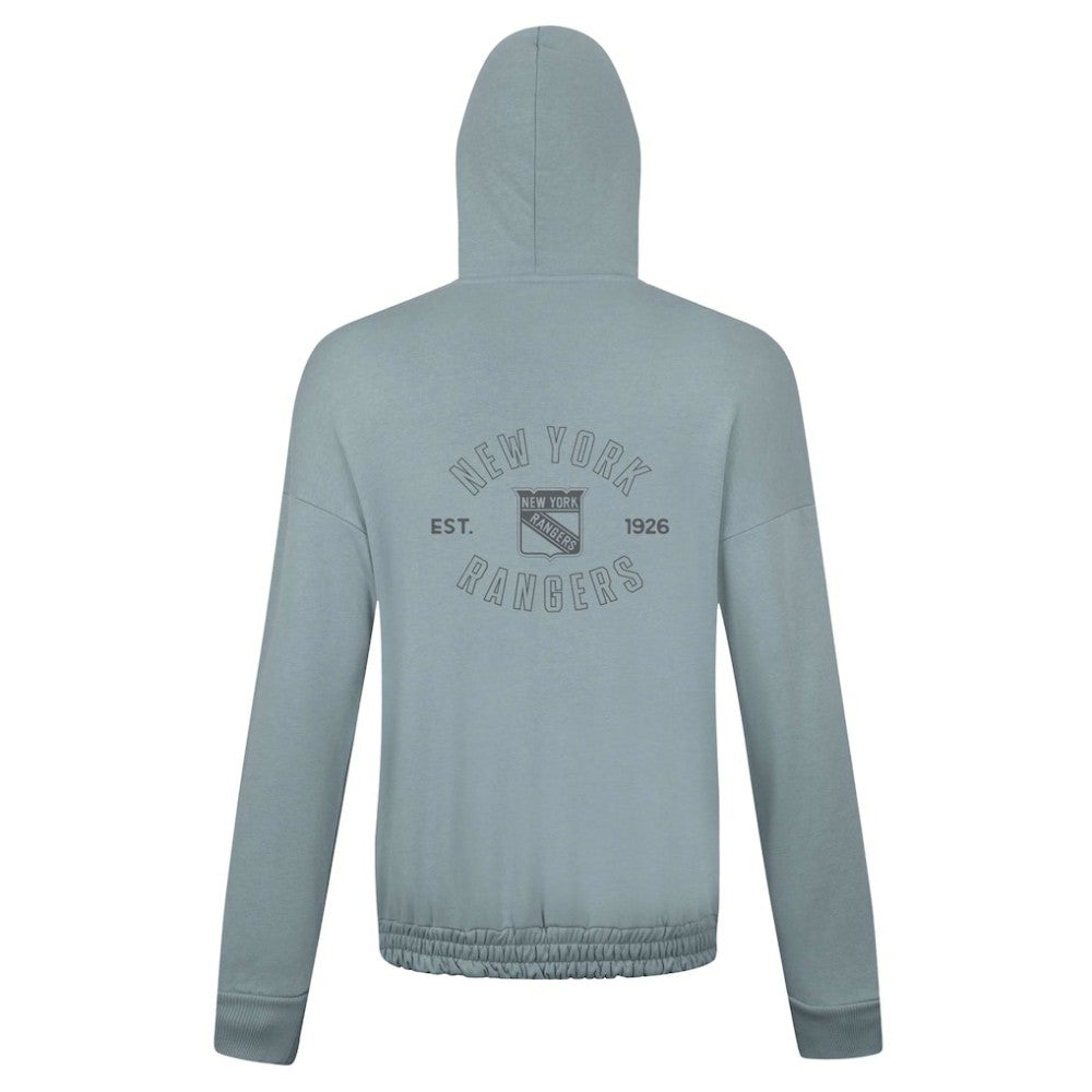 New York Rangers Levelwear Women's Waterfall Nightfall Pullover Hoodie - Gray - NHL 202597669