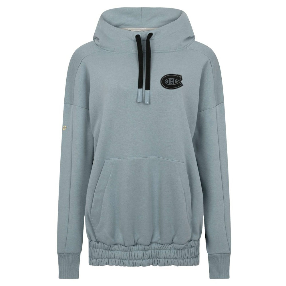 Montreal Canadiens Levelwear Women's Waterfall Nightfall Pullover Hoodie - Gray - NHL 202597684