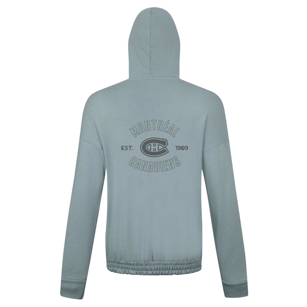 Montreal Canadiens Levelwear Women's Waterfall Nightfall Pullover Hoodie - Gray - NHL 202597684