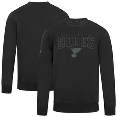 St. Louis Blues Levelwear Zane Darkmoon Pullover Sweatshirt - Black - NHL 202597692