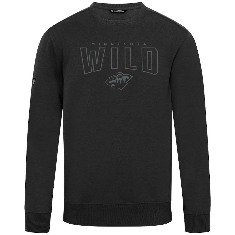 Minnesota Wild Levelwear Zane Darkmoon Pullover Sweatshirt - Black - NHL 202597694