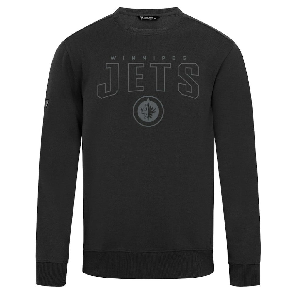 Winnipeg Jets Levelwear Zane Darkmoon Pullover Sweatshirt - Black - NHL 202597700