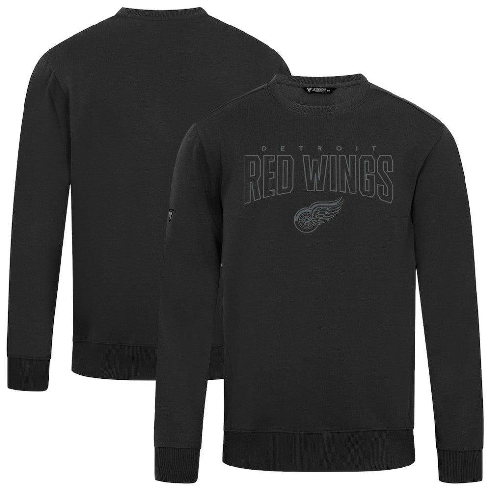 Detroit Red Wings Levelwear Zane Darkmoon Pullover Sweatshirt - Black - NHL 202597710