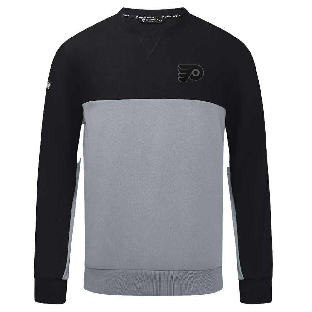 Philadelphia Flyers Levelwear Legacy Nightfall Pullover Sweatshirt - Black/Gray - NHL 202597843