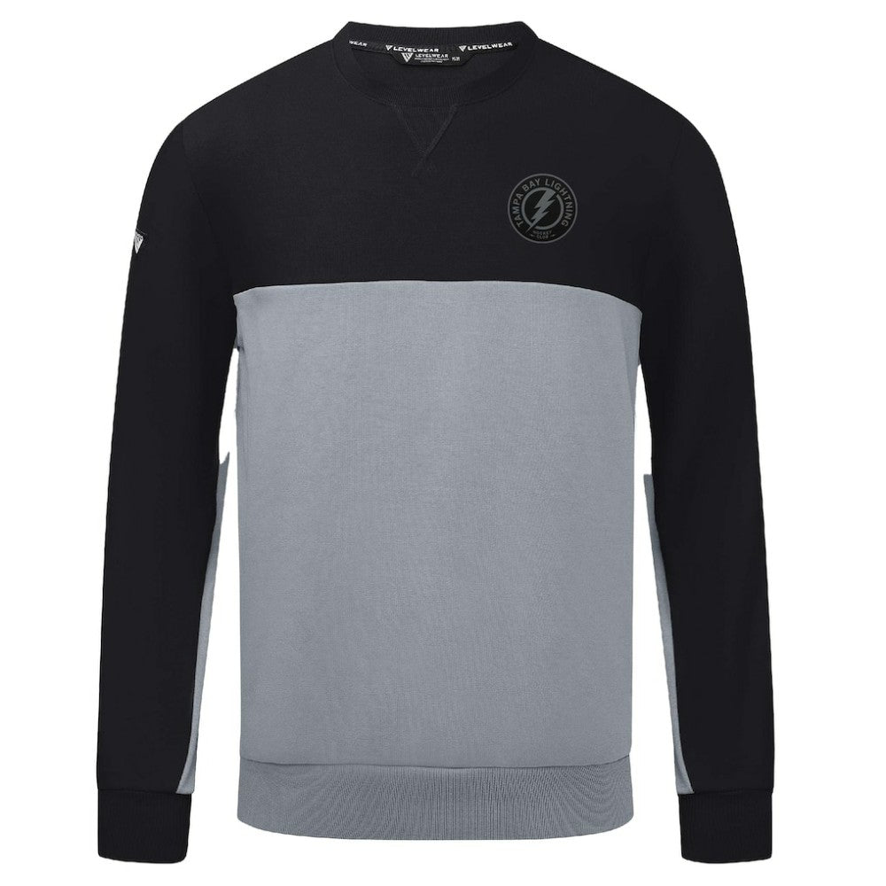 Tampa Bay Lightning Levelwear Legacy Nightfall Pullover Sweatshirt - Black/Gray - NHL 202597857
