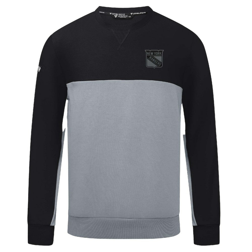 New York Rangers Levelwear Legacy Nightfall Pullover Sweatshirt - Black/Gray - NHL 202597868