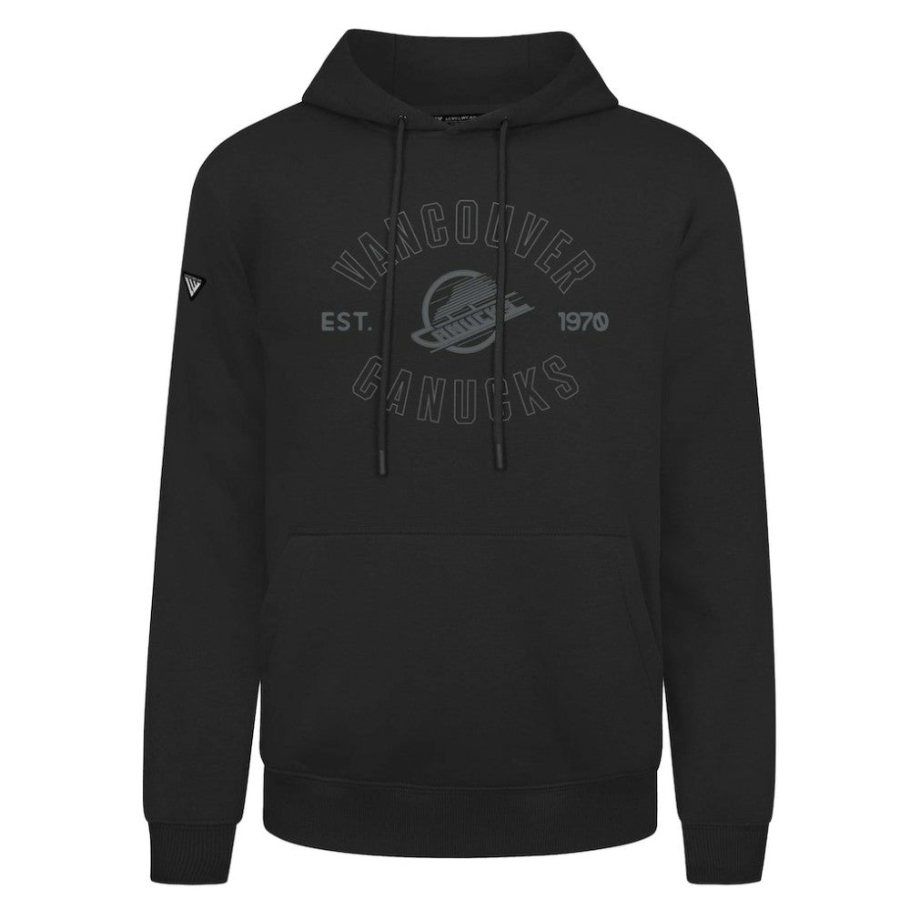 Vancouver Canucks Levelwear Podium Abyssal Pullover Hoodie - Black - NHL 202597904