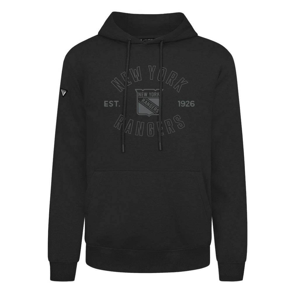 New York Rangers Levelwear Podium Abyssal Pullover Hoodie - Black - NHL 202597908