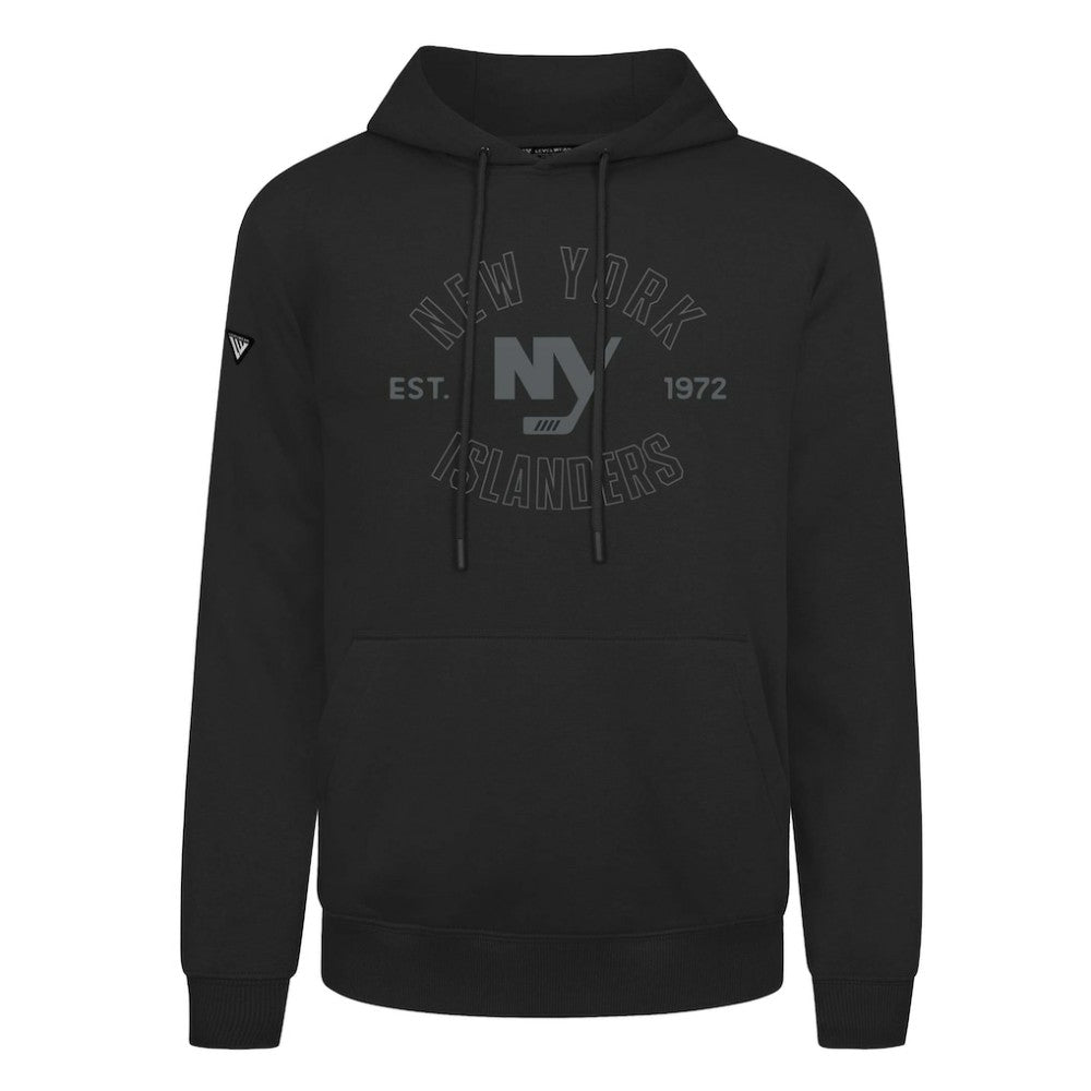 New York Islanders Levelwear Podium Abyssal Pullover Hoodie - Black - NHL 202597909