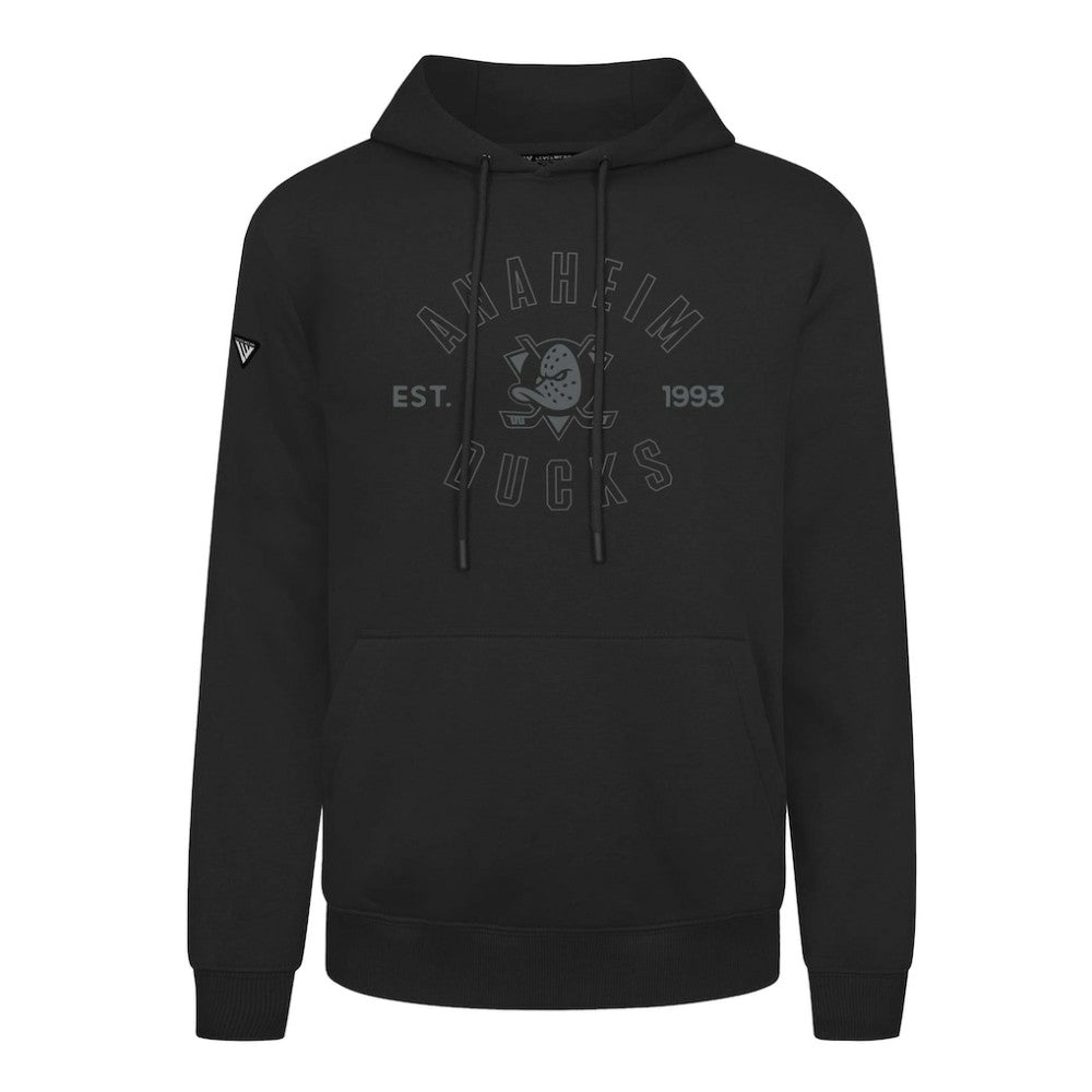 Anaheim Ducks Levelwear Podium Abyssal Pullover Hoodie - Black - NHL 202597913