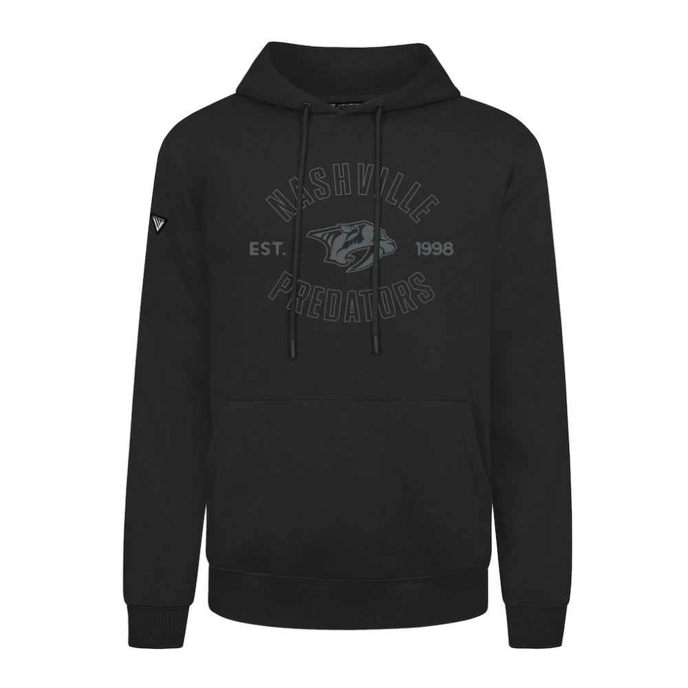 Nashville Predators Levelwear Podium Abyssal Pullover Hoodie - Black - NHL 202597918