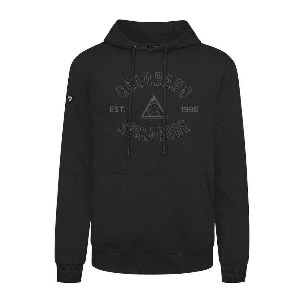 Colorado Avalanche Levelwear Podium Abyssal Pullover Hoodie - Black - NHL 202597920