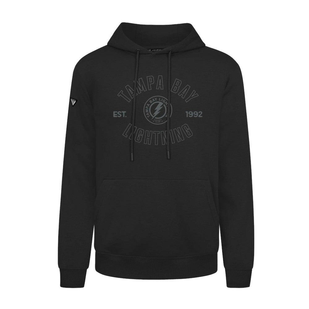 Tampa Bay Lightning Levelwear Podium Abyssal Pullover Hoodie - Black - NHL 202597924