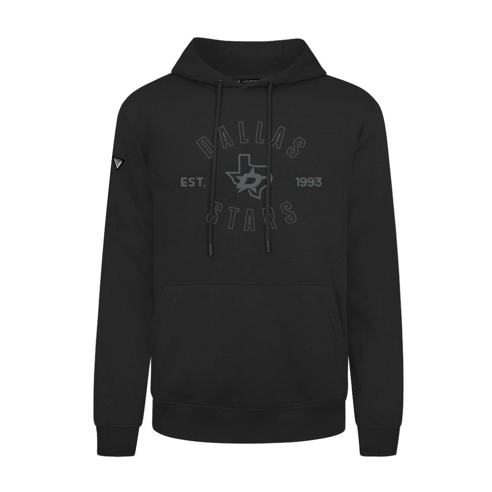 Dallas Stars Levelwear Podium Abyssal Pullover Hoodie - Black - NHL 202597926