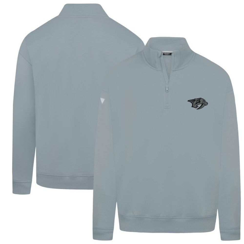 Nashville Predators Levelwear Murray Nightfall Quarter-Zip Jacket - Gray - NHL 202597947