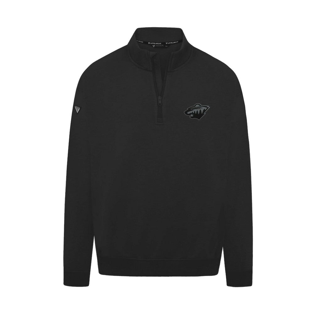 Minnesota Wild Levelwear Murray Nightfall Quarter-Zip Jacket - Black - NHL 202597952