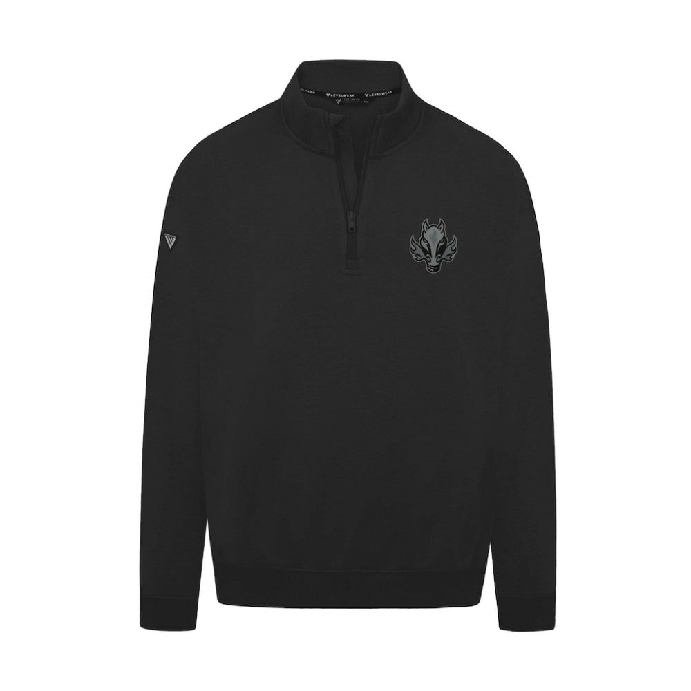 Calgary Flames Levelwear Murray Nightfall Quarter-Zip Jacket - Black - NHL 202597993