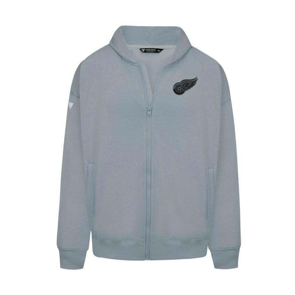 Detroit Red Wings Levelwear Uphill Abyssal Full-Zip Hoodie - Gray - NHL 202598014