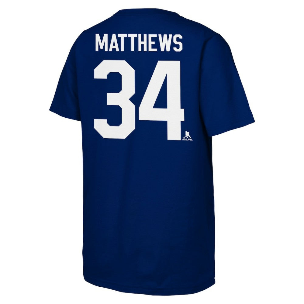 Auston Matthews Toronto Maple Leafs Outerstuff Youth Player Name & Number T-Shirt - Blue - NHL 202598389
