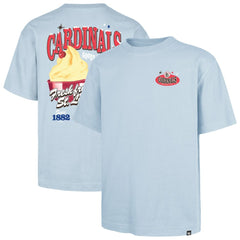 St. Louis Cardinals '47 Ice Cream Parlor Foundation T-Shirt - Light Blue - 47 brand Online