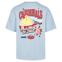 St. Louis Cardinals '47 Ice Cream Parlor Foundation T-Shirt - Light Blue - 47 brand Online