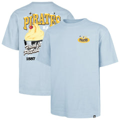 Pittsburgh Pirates '47 Ice Cream Parlor Foundation T-Shirt - Light Blue - 47 brand Lifestyle