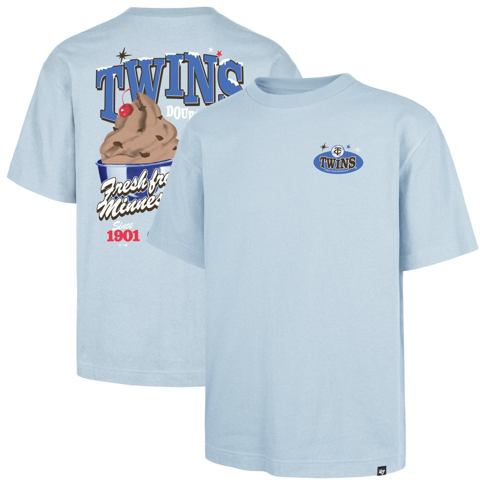 Minnesota Twins '47 Ice Cream Parlor Foundation T-Shirt - Light Blue - 47 brand Sale