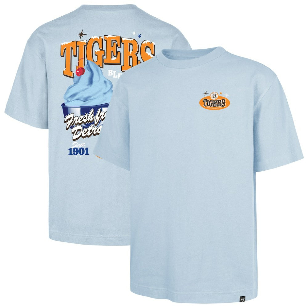 Detroit Tigers '47 Ice Cream Parlor Foundation T-Shirt - Light Blue - 47 brand Online
