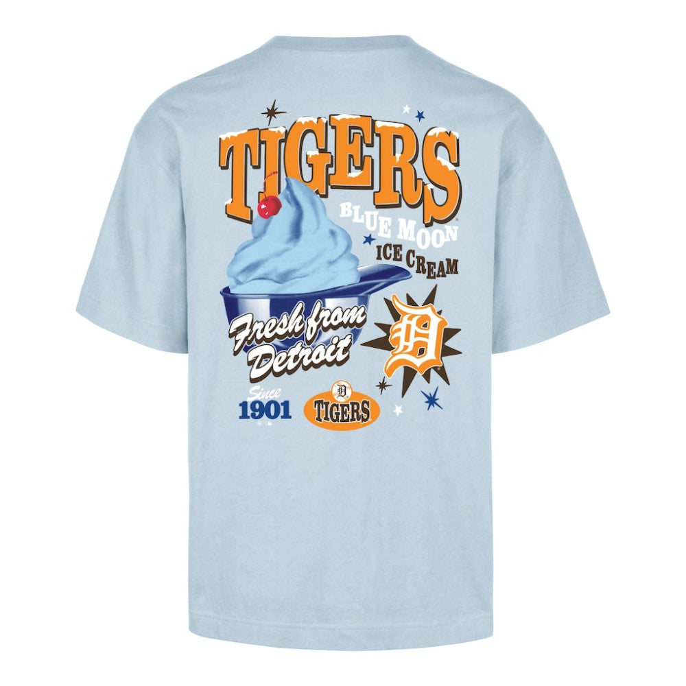 Detroit Tigers '47 Ice Cream Parlor Foundation T-Shirt - Light Blue - 47 brand Online