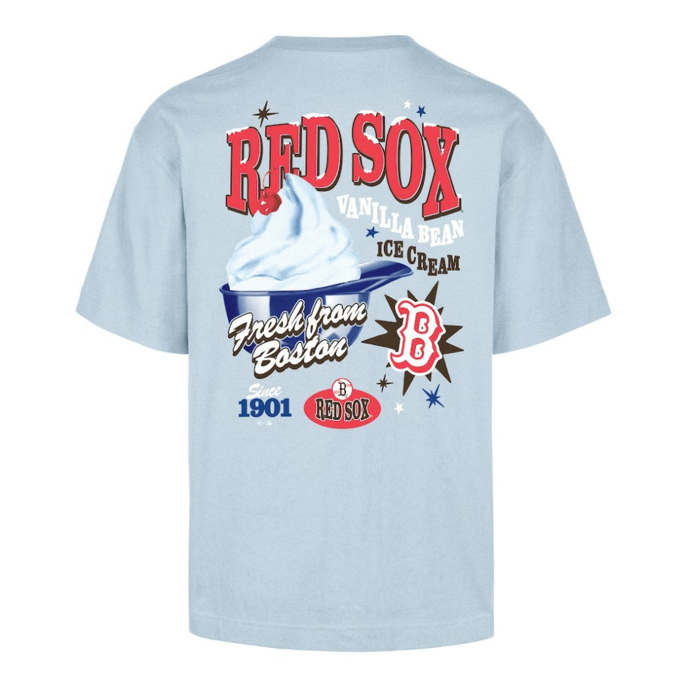 Boston Red Sox '47 Ice Cream Parlor Foundation T-Shirt - Light Blue - 47 brand Discount