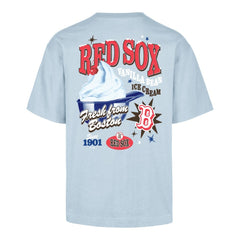 Boston Red Sox '47 Ice Cream Parlor Foundation T-Shirt - Light Blue - 47 brand Discount
