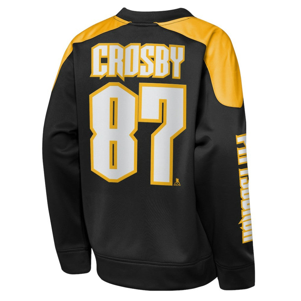 Sidney Crosby Pittsburgh Penguins Outerstuff Youth Best Defense Name & Number Crewneck Sweatshirt - Black - NHL 202598466