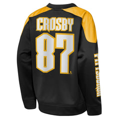 Sidney Crosby Pittsburgh Penguins Outerstuff Youth Best Defense Name & Number Crewneck Sweatshirt - Black - NHL 202598466