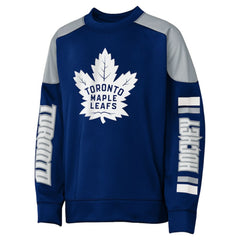 Auston Matthews Toronto Maple Leafs Outerstuff Youth Best Defense Name & Number Crewneck Sweatshirt - Blue - NHL 202598467
