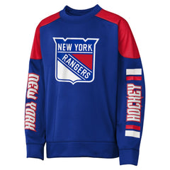 Igor Shesterkin New York Rangers Outerstuff Youth Best Defense Name & Number Crewneck Sweatshirt - Blue - NHL 202598469