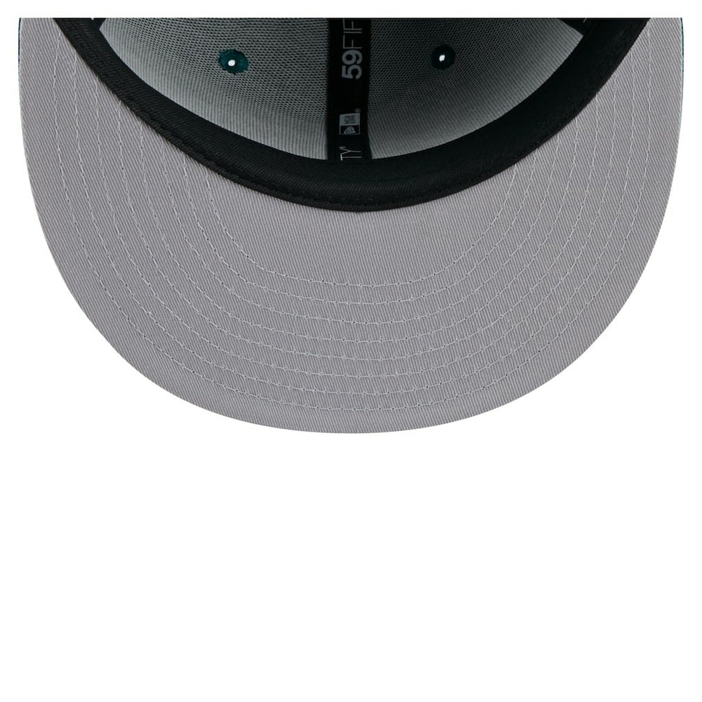 Philadelphia Eagles New Era State Stitch 59FIFTY Fitted Hat Midnight Green