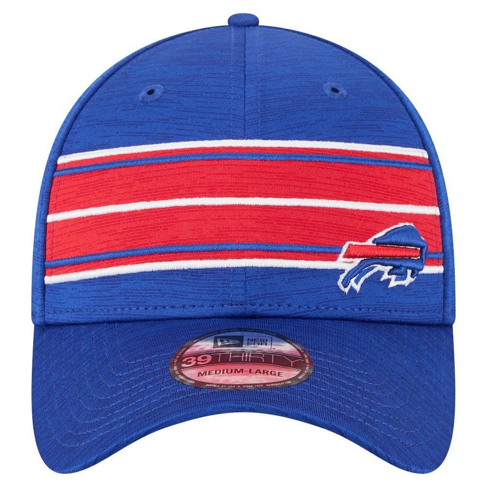 Buffalo Bills New Era Stripes 39THIRTY Flex Hat Royal