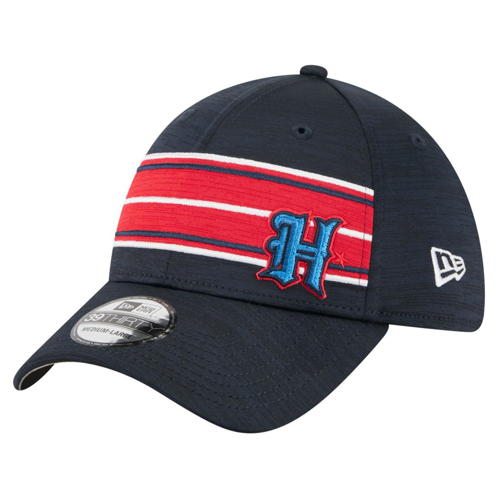 Houston Texans New Era Stripes 39THIRTY Flex Hat Navy