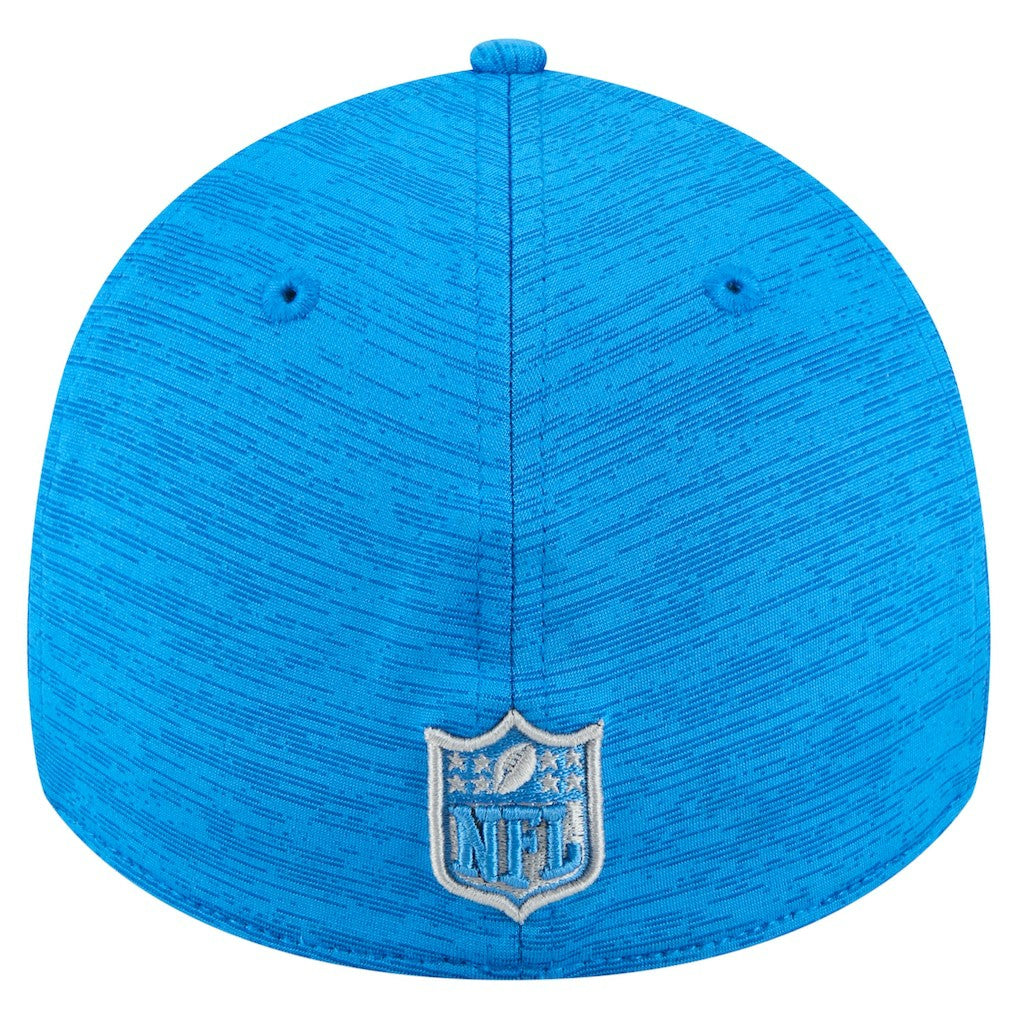 Detroit Lions New Era Stripes 39THIRTY Flex Hat Blue