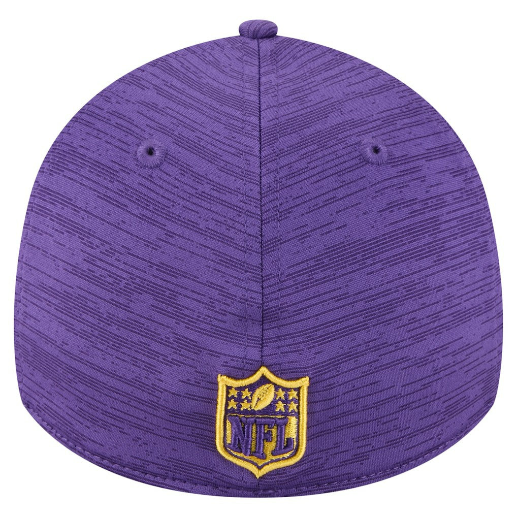 Minnesota Vikings New Era Stripes 39THIRTY Flex Hat Purple