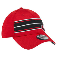 San Francisco 49ers New Era Stripes 39THIRTY Flex Hat Scarlet