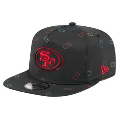 San Francisco 49ers New Era Gummy Golfer Snapback Hat Black