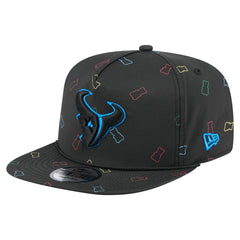 Houston Texans New Era Gummy Golfer Snapback Hat Black
