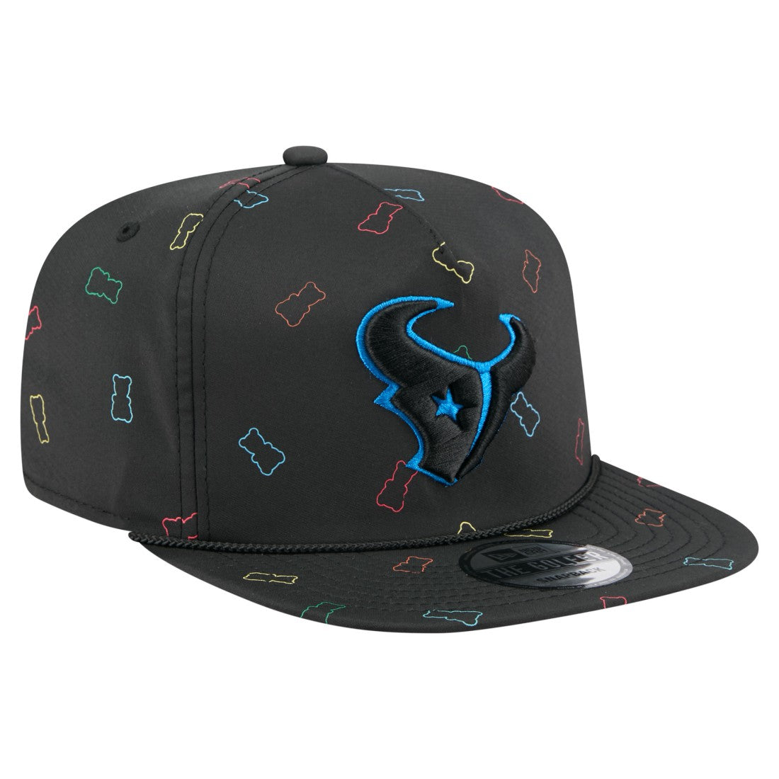 Houston Texans New Era Gummy Golfer Snapback Hat Black
